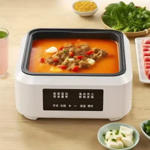 Touch Screen Automatic Multi-function Electric Steamer 3Layers 15L Household Digital Control Electric Steamer Food Cooker