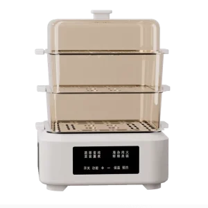 Touch Screen Automatic Multi-function Electric Steamer 3Layers 15L Household Digital Control Electric Steamer Food Cooker