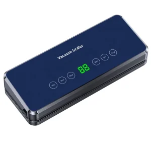 Touch Screen Food Vacuum Sealer for Household Use with Vacuum Roll Bag Storage Compartment and Bag Cutter