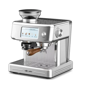 Touch Screen Smart Self-cleaning Digital Espresso Coffee Maker Machine Grinder for Household Hotel Use Stainless Steel