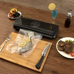 Touch Screen Vacuum Sealer Machine Food Speed Dual Modes Patented One Touch Open Close Low Noise Pump for Food Preservation