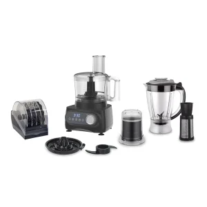 Touchscreen 700W Multi function Kitchen Food Processor 1.5L Mixing Cup Grinding Slicing Shredding Meat Grinder Dough Machine