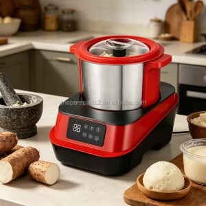 Traditional African Staple Food Processor Stainless Steel Automatic Fufu Machine Pounder Mixing Machine for Ugali Nshima Banku