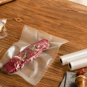 Transparent Factory in Stock Plastic Vacuum Bag Sealer Compressed Vacuum Sealer Bag Rolls Biodegradable Vacuum Food Bag
