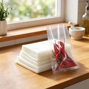 Transparent Vacuum Textured Roll Heat Sealed Digital Printing Disposable Food Grade Customized Use Bag Manufacturer