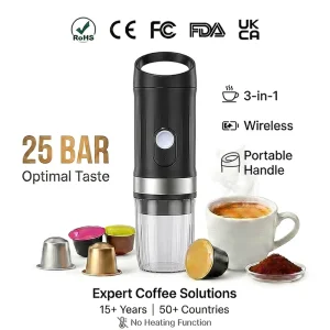 Travel Coffee Maker Elegant Gift Box Custom Logo Printing for Business Networking Events