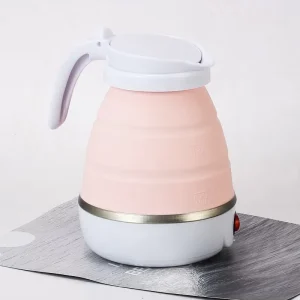 Travel Collapsible Electric Kettle Food Grade Silicone Electric Kettle Boiling Water Dual Voltage