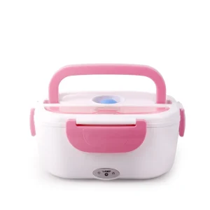 Travel Portable Plastic Electric Heating Insulation Heated Food Warmer Boxes Storage Electric Lunch Box