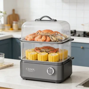 Trend Kitchen Appliances Household Multi function Automatic Mini Egg Boiler Cooker Machine Breakfast Mini Electric Food Steamer