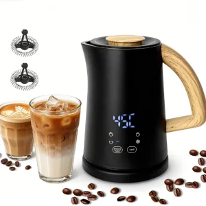 Trending Smart Milk Frother Electric Large Capacity Adjustable Temp Milk Foam Maker Home Cafe Coffee Accessory CE