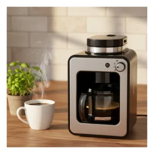 Turkish Coffee Maker Electric Coffee Pot with Keep Warm Function Stainless Steel Drip Coffee Machine for Home Office Use