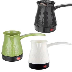 Turkish Stainless Steel Coffee Pot Home Appliances Kettle Black Smart Pour Over Coffee Tea Mini Kettle