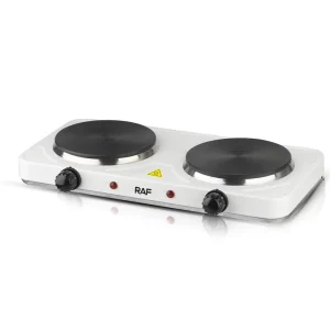 Two Burner Electric Stove Hot Plate for Multi Cooking Electrical Cookers Heater Oven Portable Solid Hotplates 1000W