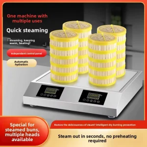 Two in One Combined Function Electric Furnace Bun Steamer