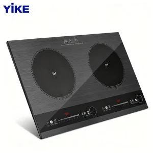 US Horizontal Cooker Induction Stove 110V 1500W Built-in Hob 2 Burner Induction Cooktop