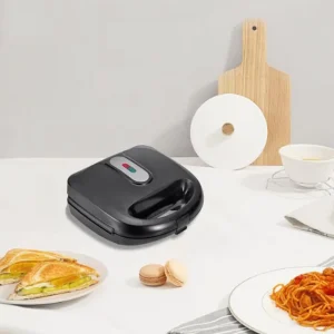 US Standard Three in One Stainless Steel Sandwich Waffle Electric Griddle BBQ Grill Steak Panini Breakfast Maker