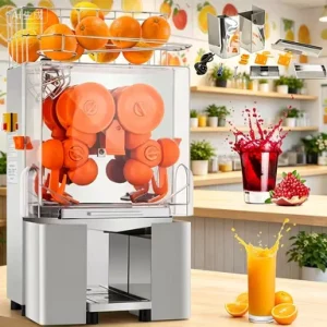 US Stock Orange Fruit Juicer Fully Automatic Feeding Squeezing Save Labor Cost