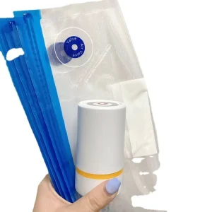 USB 5W Handheld Electric Food Vacuum Sealer Machine Food Saver With 5 Vacuum Bags and Nozzle