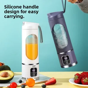USB Cup Portable Stainless Steel Mini Fruit Juice Cup Juicer Blender 10/12 Blades Cup for Shakes Vegetable Mini Juicing Cups
