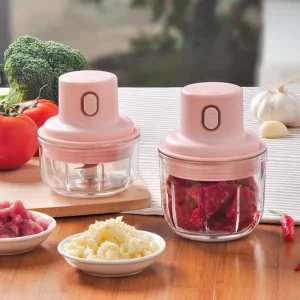 USB Electric Garlic Crusher 250ML Wireless Vegetable Chopper Fruit Meat Blender Mini Kitchen Food Processor