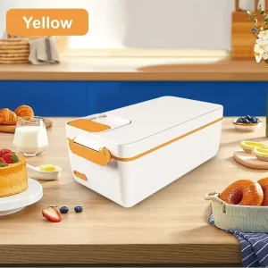 USB Electric Lunch Box Portable Camping Heated Insulated Lunch Box Rechargeable Heated Unplugged Rater free Office Lunch Box