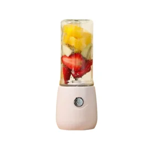 USB Powered Portable Car Household Multi functional Juicer 10 Stainless Steel Blades 280mL Capacity Crush Ice Juice