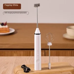 USB Rechargeable 3 Speed Adjustable Handheld Electric Foam Maker Eco Friendly Coffee Lattes Milk Frother for Tea Tools