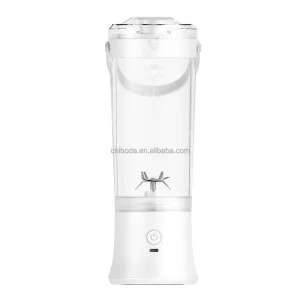 USB Rechargeable 4000mAh Battery Powered Portable Ice Crushing Juicer Blender with BPA Free Design for Car & Hotel Use