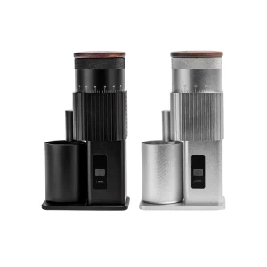 USB Rechargeable Electric Coffee Grinder Stainless Steel Conical Burr 6 Core Grinding Head Adjustable 25g Capacity with Lid