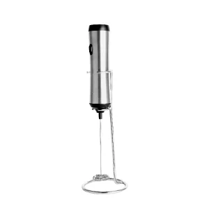 USB Rechargeable Electric Handheld Stainless Steel Milk Frother Handheld Foam Maker