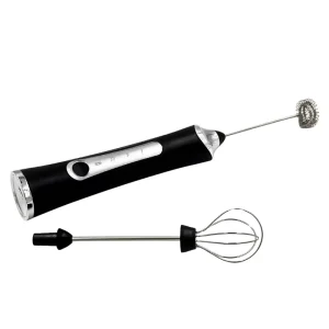 USB Rechargeable Electric Milk Frother 3 Speeds Eco Friendly Whisk Head Stainless Steel Mixing Head European Design Cafe Use