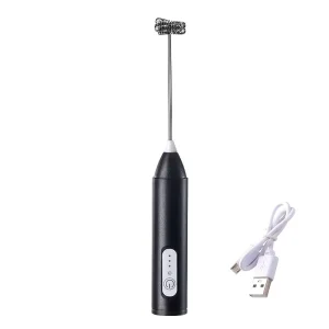 USB Rechargeable Electric Milk Frother Foam Maker Mixer Coffee Cream Drink Frothing Wireless Handheld Egg Beater
