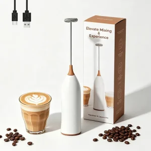 USB Rechargeable Handheld Electric Whisk Mini Automatic Egg Beater Portable Milk Foamer Frother Coffee Blender Mixer Tea Tools