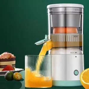 USB Rechargeable Plastic Portable Semi-Automatic Blender Citrus Juicer for Orange Lemon Fresh Juice for Single Person