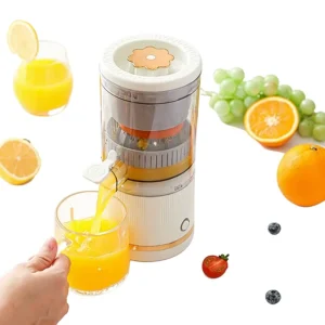 USB Rechargeable Portable Electric Blender Mixer Single Person Fresh Citrus Juice Stainless Steel Brushless Motor 400ml Low