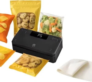 USB Rechargeable Portable Food Plastic Bag Sealer Vacuum Mini Sealing Machines Household Food Sealer Home Vacuum Sealer