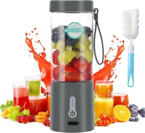 USB Rechargeable Portable Juice Cup 18oz Mini Personal Fruit Juice Blender for Shakes and Smoothies