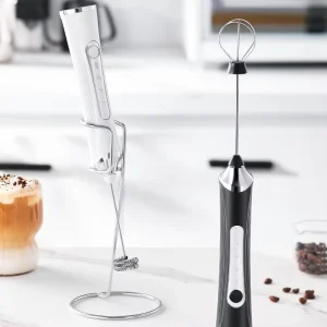 USB Rechargeable Stainless Steel Automatic Handheld Milk Foam Maker Electric Milk Frother