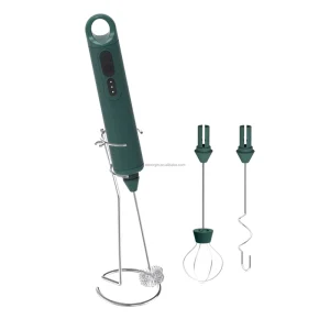 USB Rechargeable Stainless Steel Coffee Foamer Stirring Milk Whisk Electric Powerful Handheld Electric Milk Frother