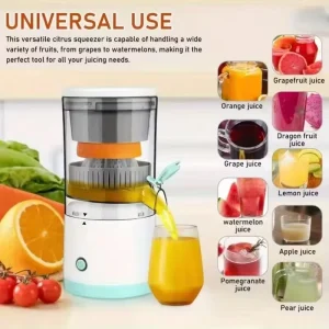 USB Rechargeable Wireless Juicer Extractor Big Size Portable Household Electric Beauty Blender for Outdoor Car Use