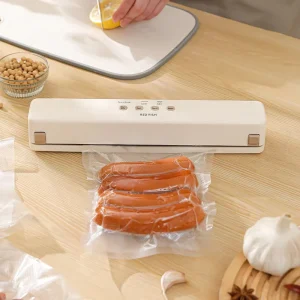 USB Wireless Wet Dry Vacuum Sealer Household Plastic Fresh Keeper Food Packaging Storage Dry Wet Separation Vacuum Sealing