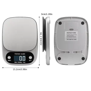 Ultra Slim Digital Kitchen Scale Precision Food Weighing with Full OEM ODM Customization