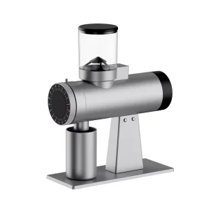 Upgrade New Technology DC Motor Low Noise Flat Burr Stainless Steel Coffee Bean Grinder for Household Using
