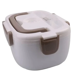 Usb Electric Lunch Box Heating Food Portable Bento Lunch Box Round Stainless Steel Self Heating Lunch Box