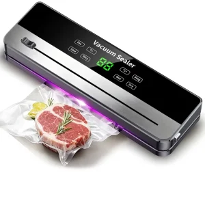 Vacuum Sealer Machine Powerful Multi Functional Food Vacuum Sealer with Cutter Heating Adjustable with Vacuum Bags