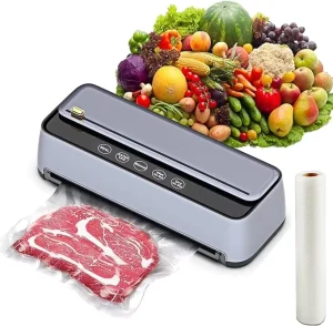 Vacuum Sealer Machine System with Starter Bags & Rolls Auto & Manual Dry Moist Options Safety Certified