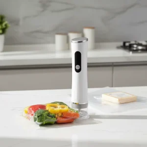 Vacuum Sealer Machine for Food Packaging Rechargeable Battery Handheld for Daily Use Kitchen Home USB C Charging Cable