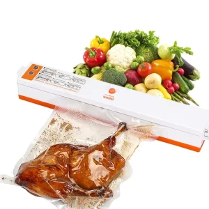 Vacuum Sealer Packaging Machine Household Food Film Sealer Vacuum Packer Keep Food Fresh 220V/110V 10pcs Storage Bags
