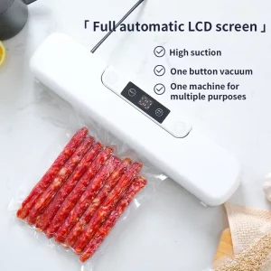 Vacuum Sealing Machine Compact Household Food Preservation Device with Automated Sealing Functionality
