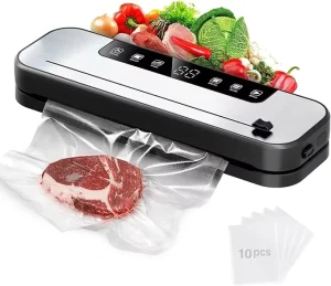 Vacuum Sealing Machine Household Food Preservation Machine Electric Automatic Dry & Wet Food Vacuum Packaging Machine